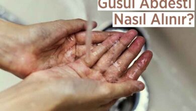 gusül abdesti