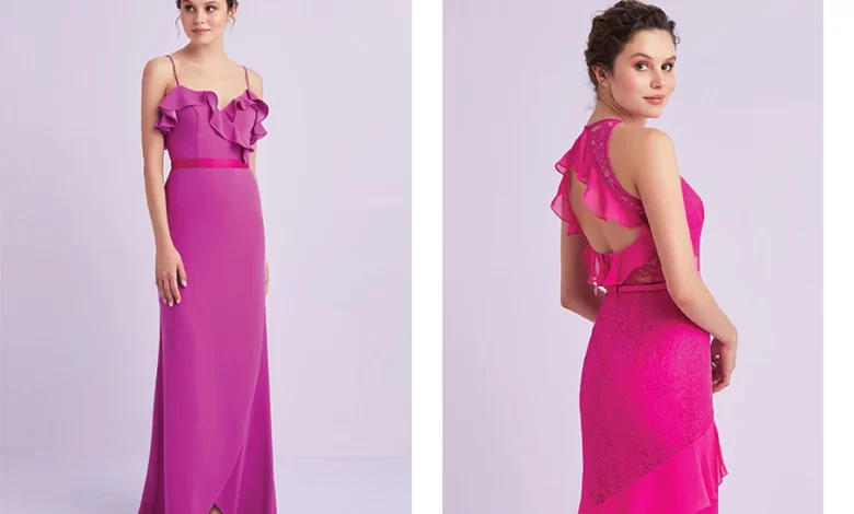 Fuşya Rengi Elbise ve Ayakkabı Modelleri